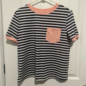 Stripped Navy Blue/White shirt
